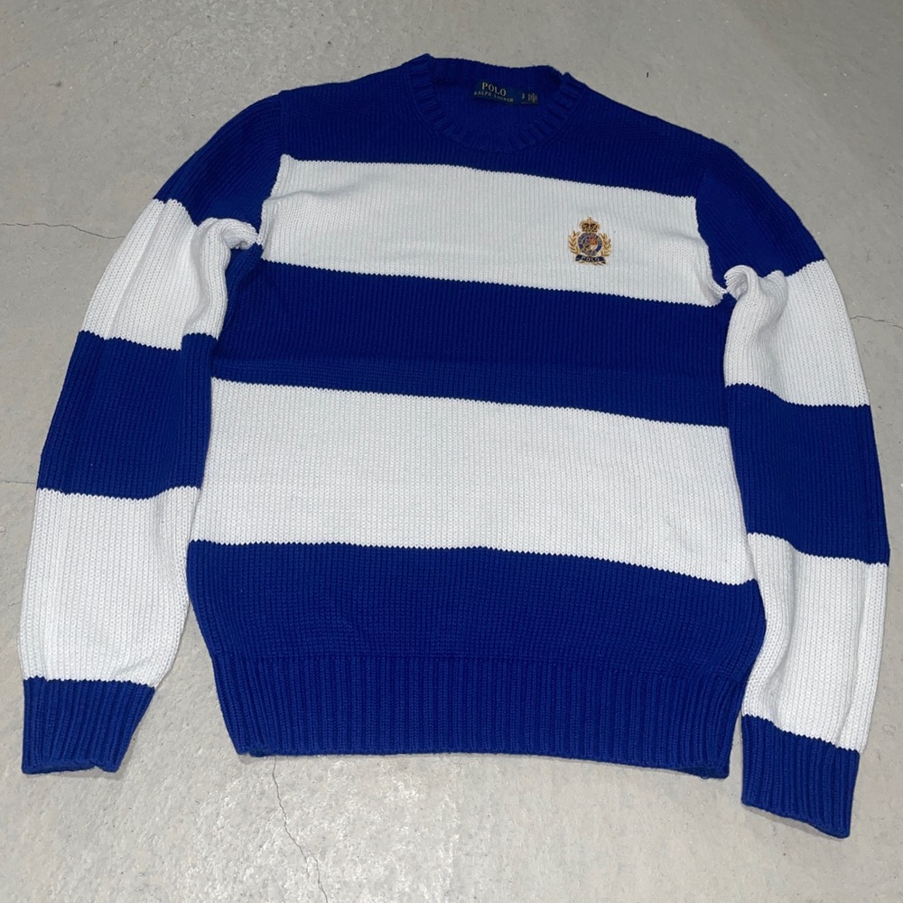 Polo cotton knit regalia sweater